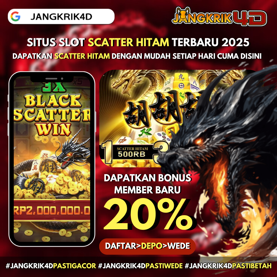 Jangkrik4D # Link Resmi Situs Slot Gacor Scatter Hitam 2025 Mudah Maxwin Malam Ini